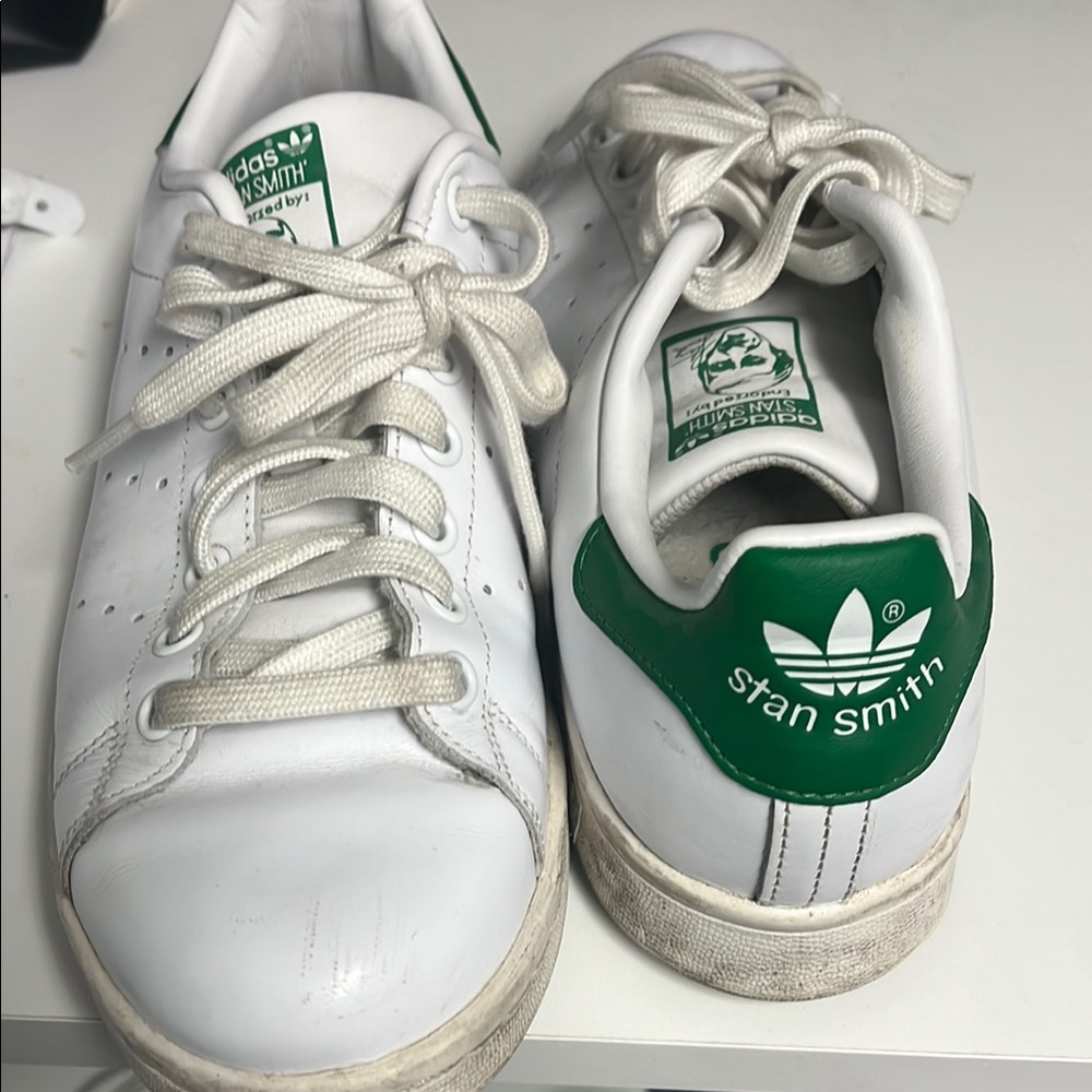 Adidas Stan Smith White with Green Accents